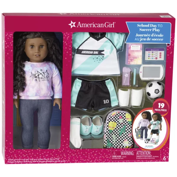 American Girl Truly Me School Day to Soccer Play Doll 67