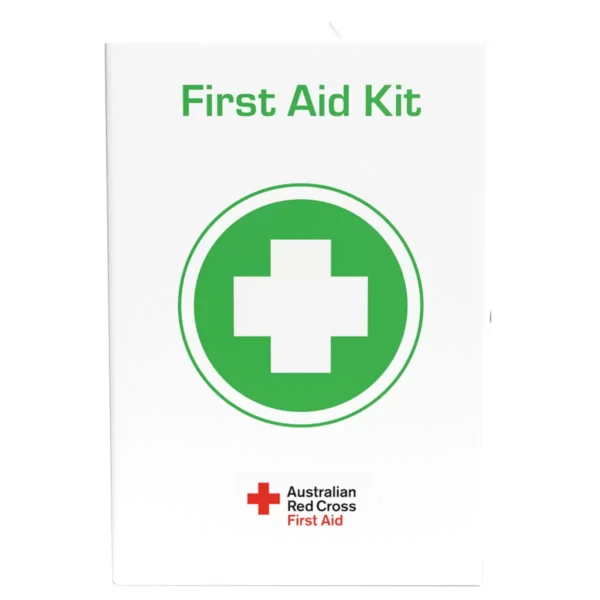Australian Red Cross Wall Mounted Metal Cabinet Modulator First Aid Kit
