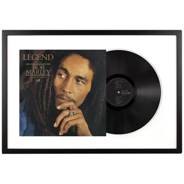 Framed Bob Marley Legend Vinyl Album Art