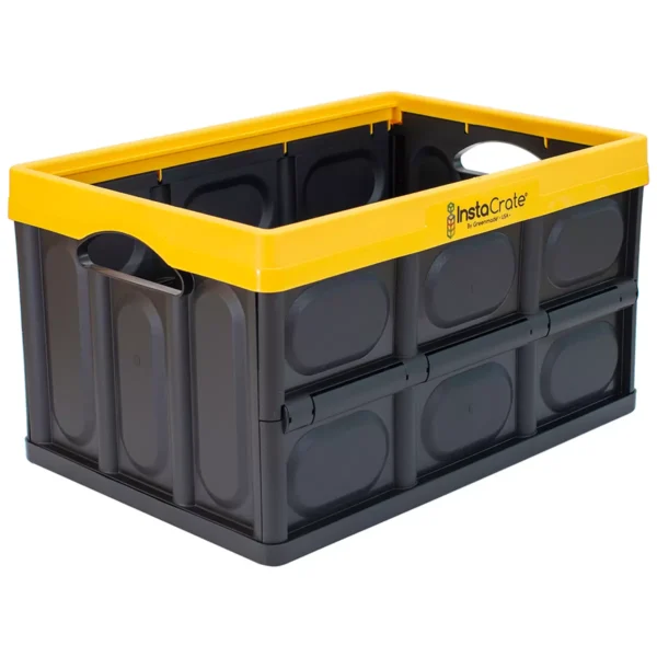 Instacrate 47Litre Storage 2 pack - Yellow