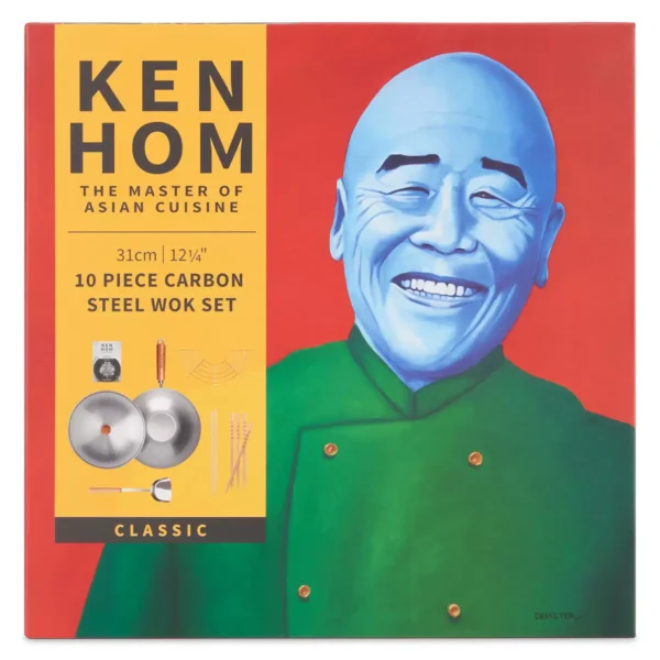 Ken Hom Classic Wok 31cm 10 Piece Set