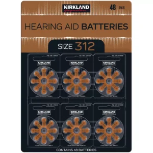 Kirkland Signature Hearing Aid Batteries Size 312 2x48 pack