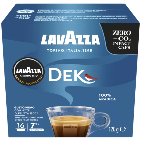 Lavazza A Modo Mio Dek Decaf Coffee Capsules 96 Pack