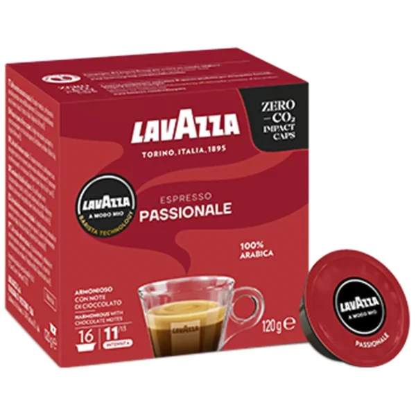 Lavazza A Modo Mio Passionale Coffee Capsules 96 Pack