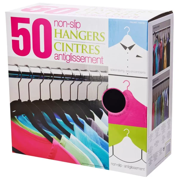 Non-Slip Hangers 50 Pack