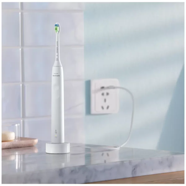 Philips Sonicare 3100 Toothbrush Bundle 2 Pack White