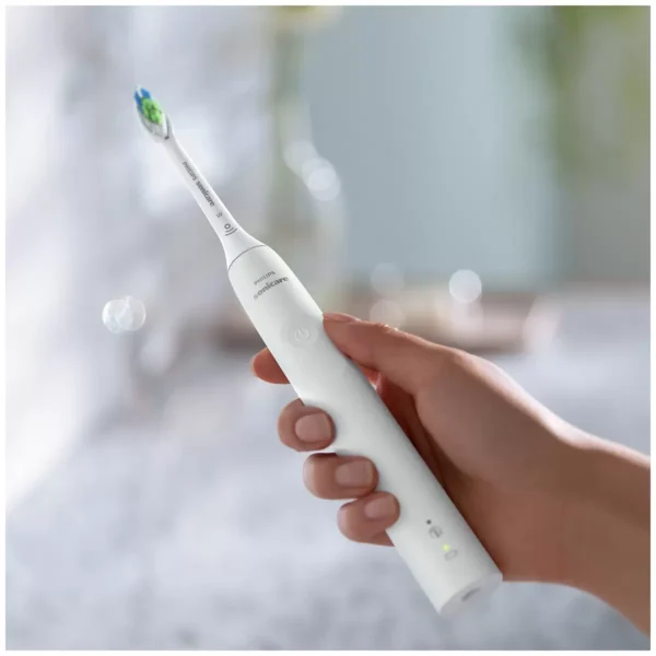 Philips Sonicare 3100 Toothbrush Bundle 2 Pack White