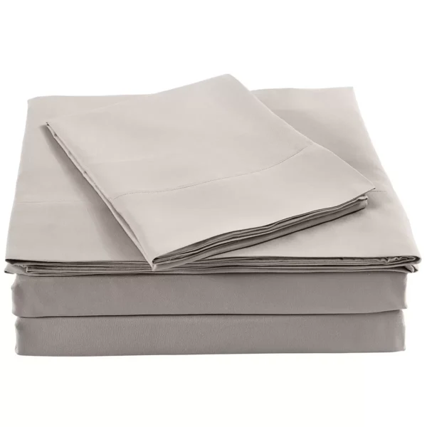 Bdirect Royal Comfort Blended Bamboo Sheet Set Double - Warm Grey