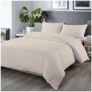 Bdirect Royal Comfort Blended Bamboo Quilt Cover Sets -Warm Grey-King