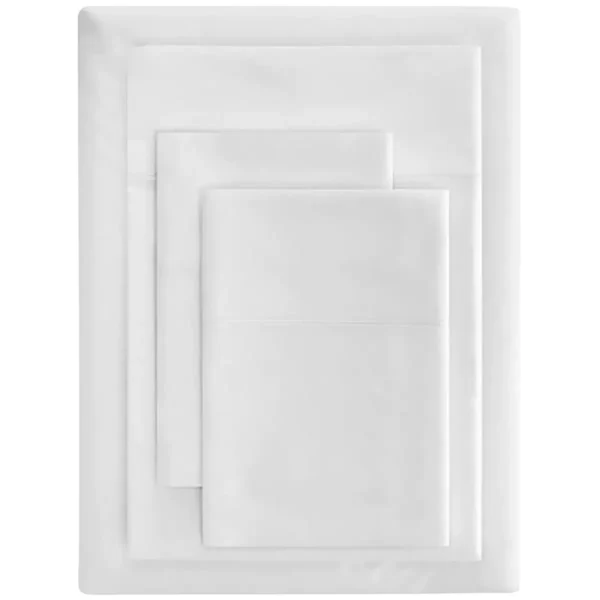 Bdirect Royal Comfort Balmain 1000TC Bamboo Cotton Sheet Set - Queen - White