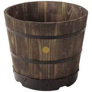 VegTrug Wooden Barrel 55cm