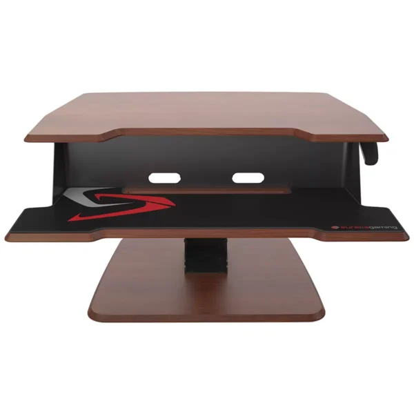 Eureka Ergonomic Height Adjustable Sit Stand Desk 31 Inch - Cherry