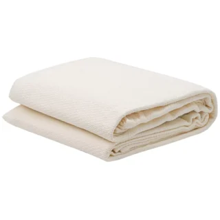 Jason Jacquard Cotton Blanket QBKB - Natural