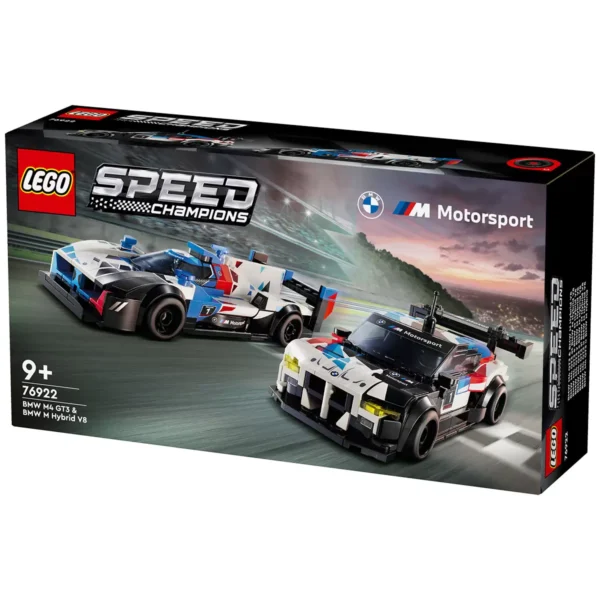 LEGO Speed Champions BMW M4 GT3 And BMW M Hybrid V8 Race Cars 76922