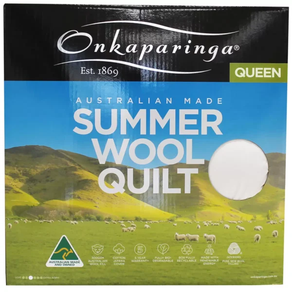 Onkaparinga Summer Wool Quilt Queen