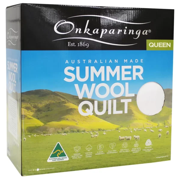 Onkaparinga Summer Wool Quilt Queen