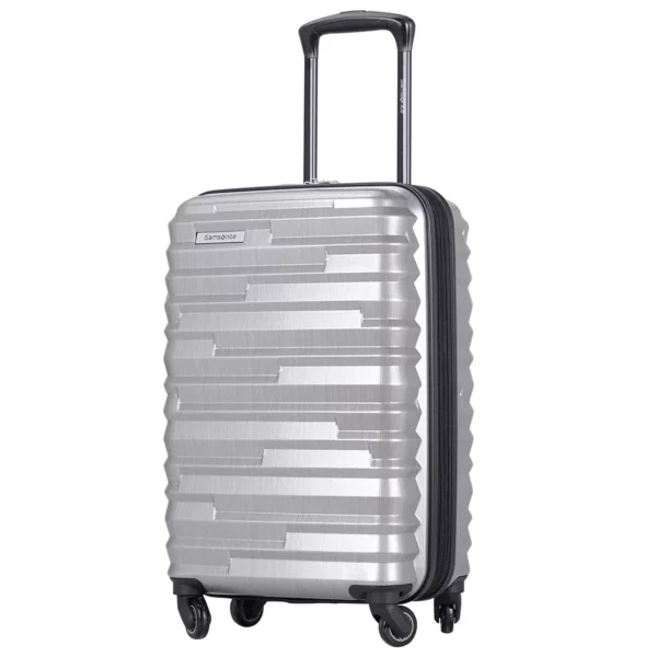 Samsonite Zipplus Carry On Luggage Silver