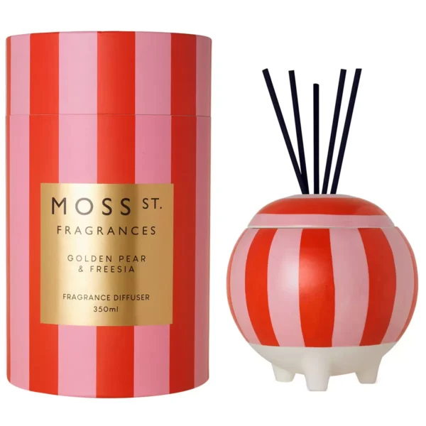Moss St. Fragrance Diffuser 350ml Golden Pear & Freesia