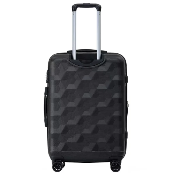 Tosca Bahamas Luggage 3 Piece Set Black